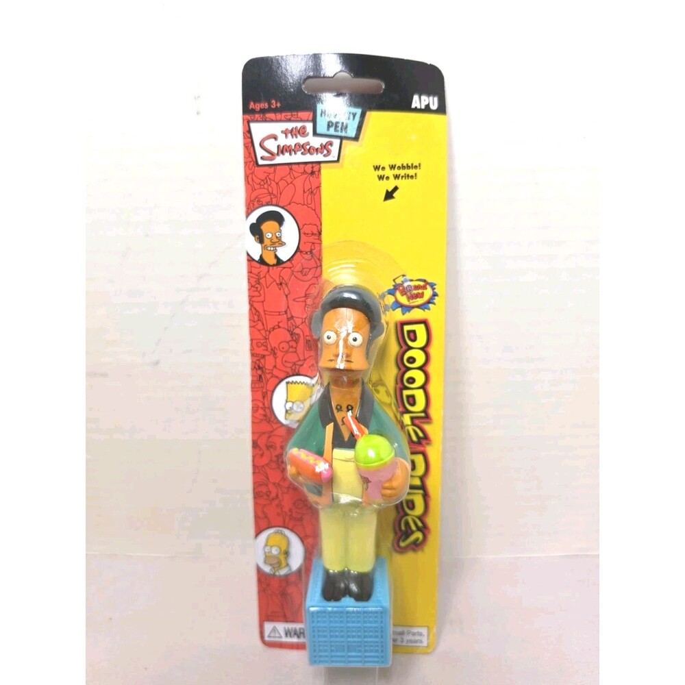 The Simpsons Doodle Dudes Novelty Pen Apu Nahasapeemapetilon 2005